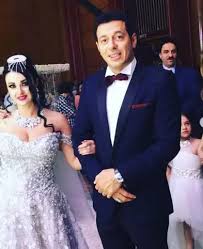 زواج مصطفى شعبان و هدى الناظر